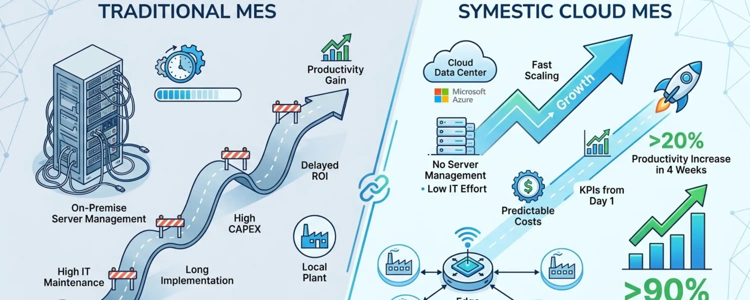 Why SYMESTIC: Best Cloud MES for Mid-Market Manufacturing