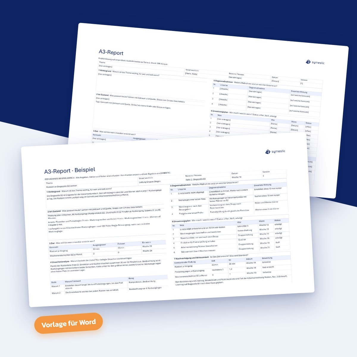 A3-Report Vorlage für Word A3-Report Vorlage für Word