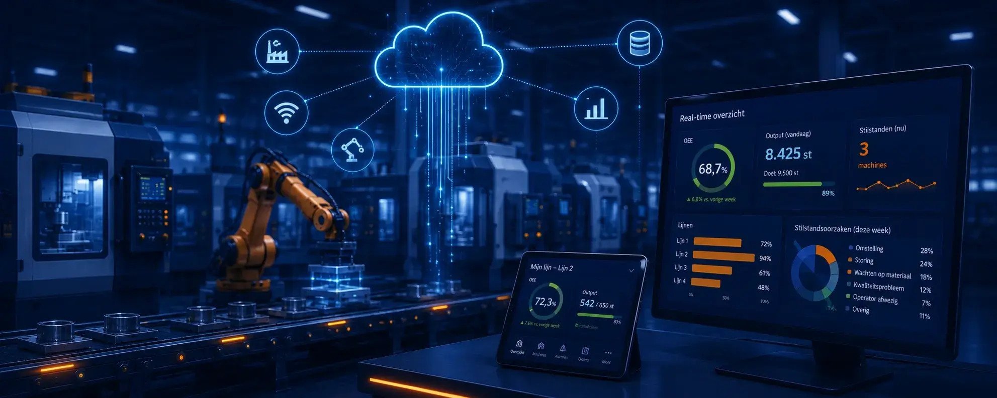 Smart factory: IIoT, OPC UA en machineconnectiviteit