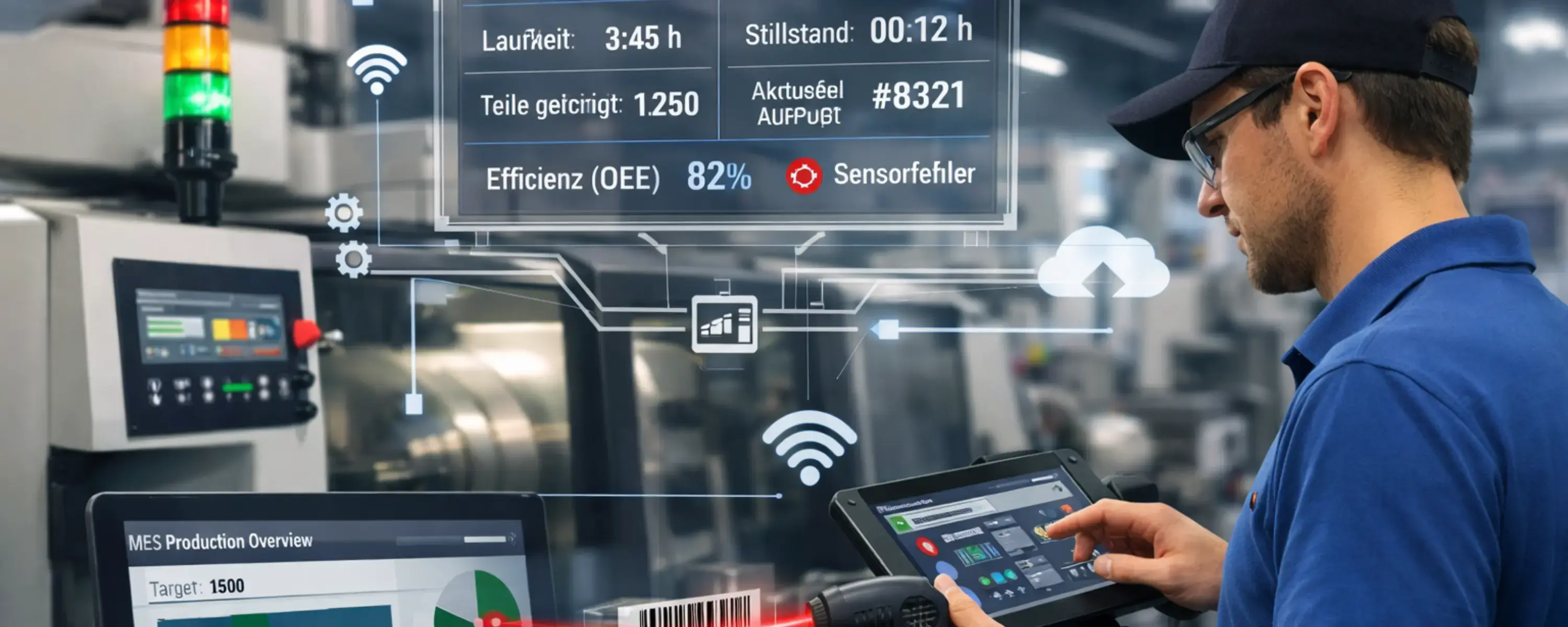 Betriebsdatenerfassung direkt auf dem Shopfloor