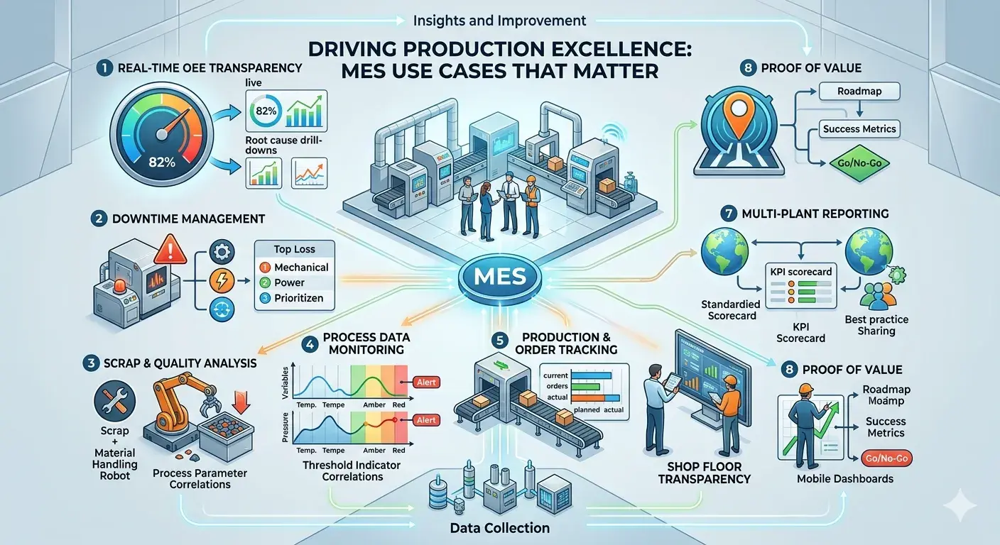 MES Use Cases: How MES Creates Real Impact in Manufacturing