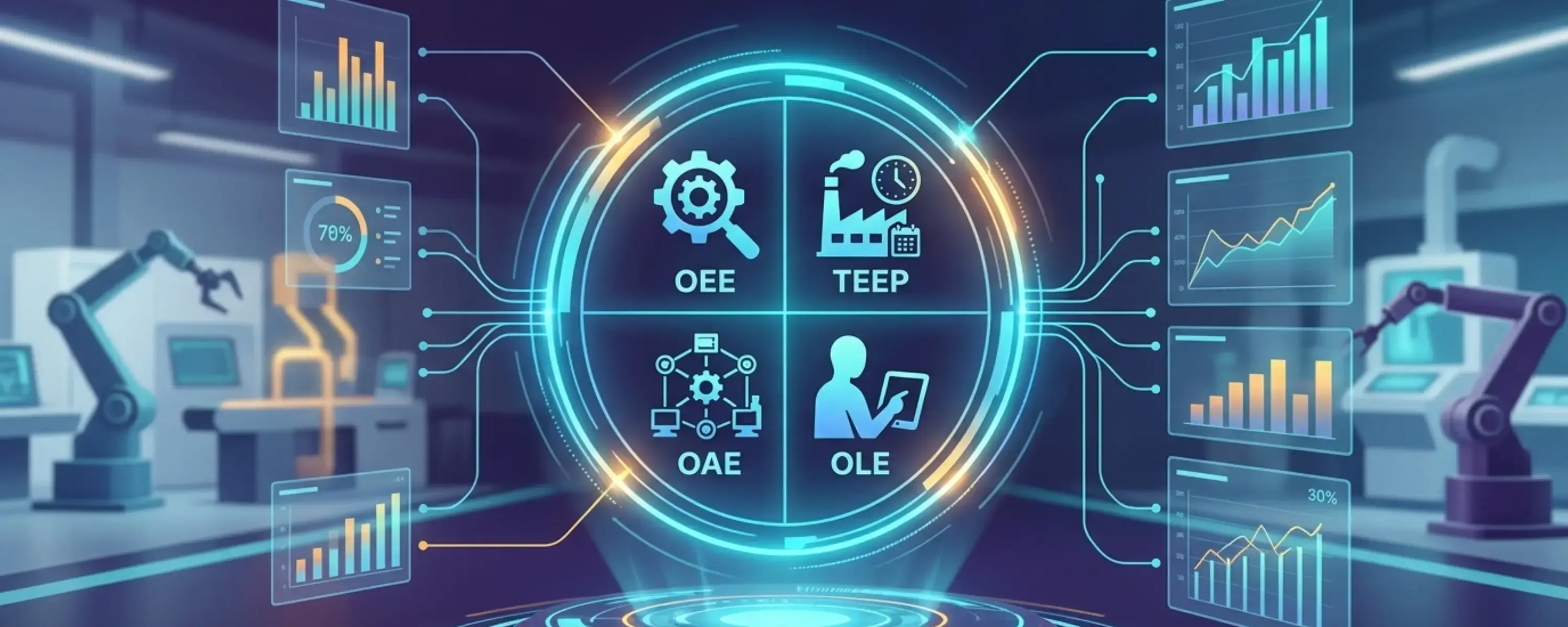 TEEP, OAE & OLE: Was OEE nicht zeigt — und welche Kennzahl wann passt