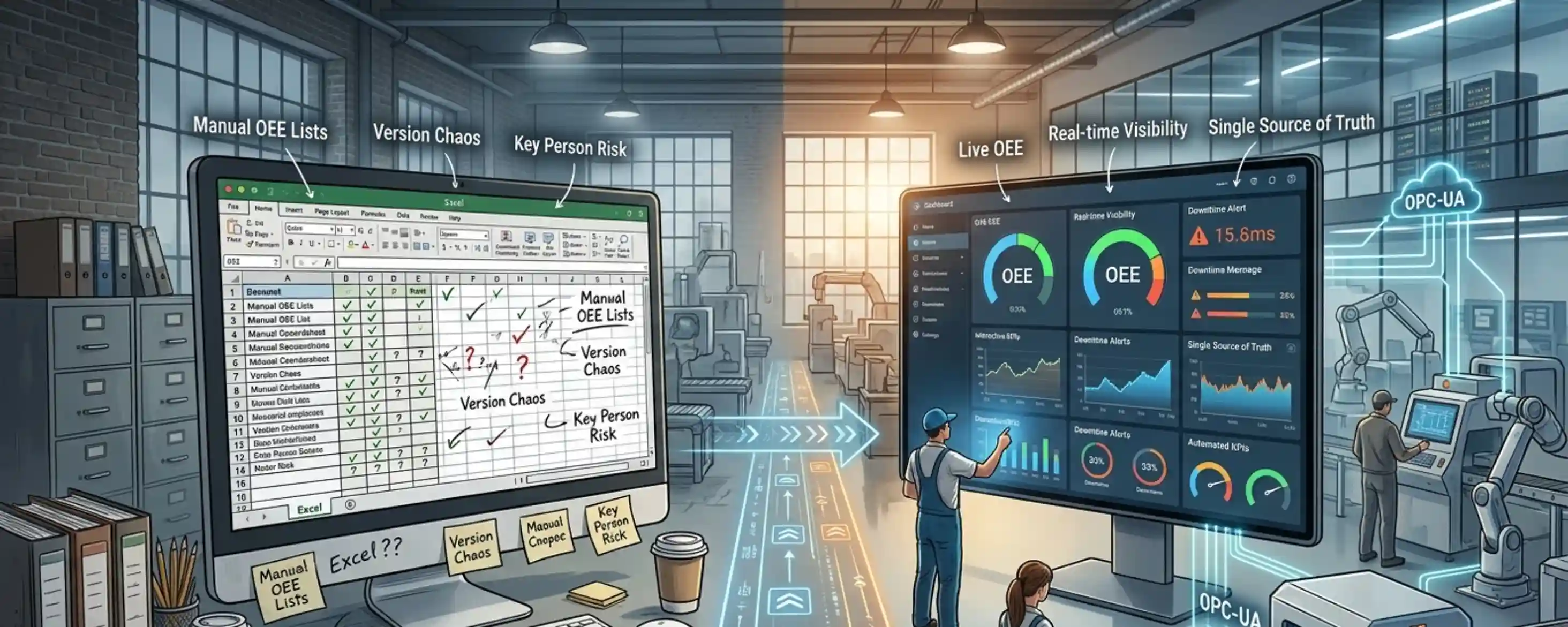 Excel vs MES: When Spreadsheets Cost More Than Software